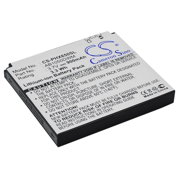 Cameron Sino Cs Phx650Sl 900Mah Battery For Philips Mobile Smartphone