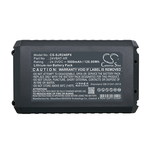 Cameron Sino Cs Sjr240Px 5000Mah Battery For Snow Joe Gardening Tools