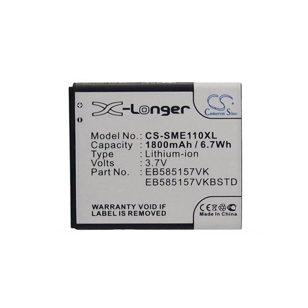 Cameron Sino Cs Sme110Xl 1800Mah Battery For Samsung Mobile Smartphone