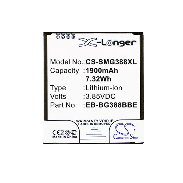 Cameron Sino Cs Smg388Xl 1900Mah Battery For Samsung Mobile Smartphone