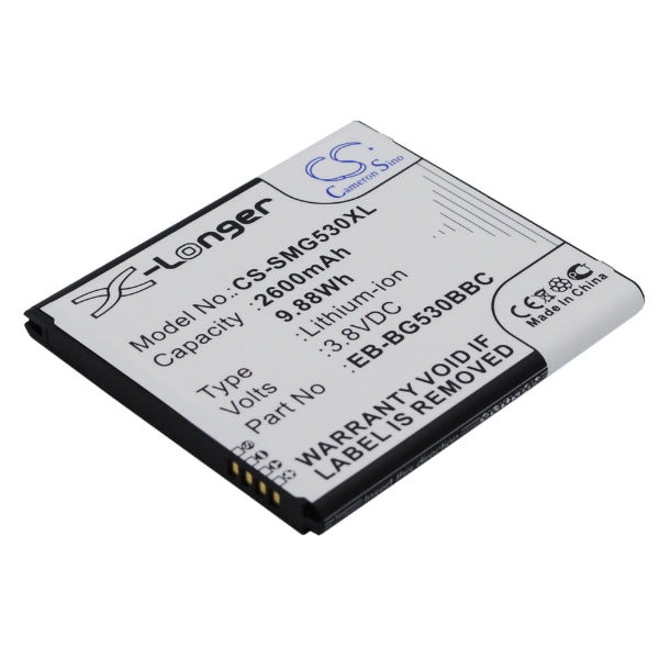Cameron Sino Cs Smg530Xl 2600Mah Battery For Samsung Mobile Smartphone