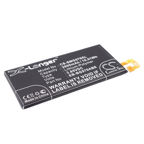 Cameron Sino Cs Smg570Xl 2600Mah Battery For Samsung Mobile Smartphone
