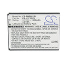 Cameron Sino Cs Sms681Sl 1300Mah Battery For Samsung Mobile Smartphone