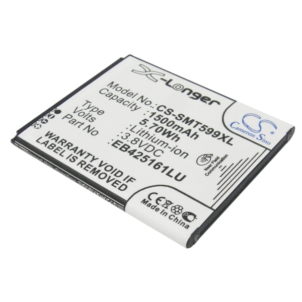 Cameron Sino Cs Smt599Xl 1500Mah Battery For Samsung Mobile Smartphone