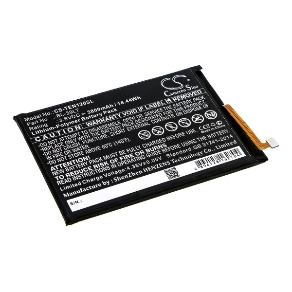 Cameron Sino Cs Ten120Sl 3800Mah Battery For Tecno Mobile Smartphone