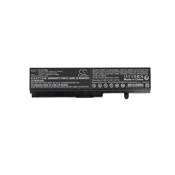 Cameron Sino Cs Tp3780Nb 4400Mah Battery For Toshiba Notebook Laptop