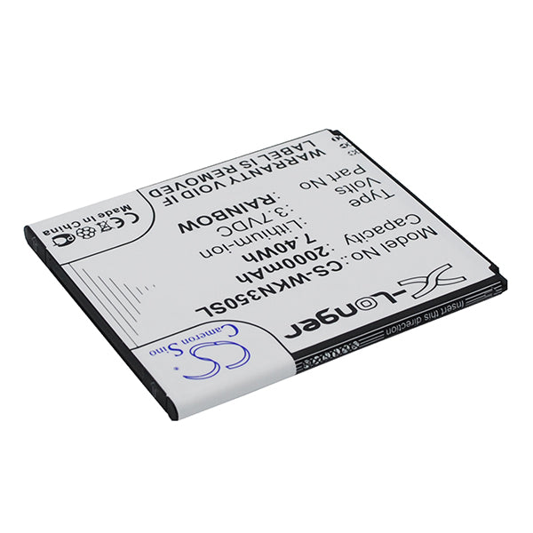Cameron Sino Cs Wkn350Sl 2000Mah Battery For Wiko Mobile Smartphone
