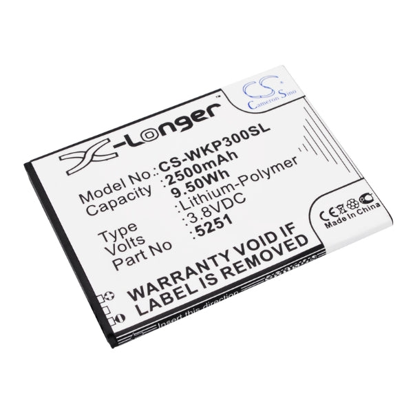 Cameron Sino Cs Wkp300Sl 2500Mah Battery For Wiko Mobile Smartphone