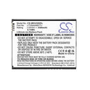 Cameron Sino Cs Wku520Sl 2300Mah Battery For Wiko Mobile Smartphone