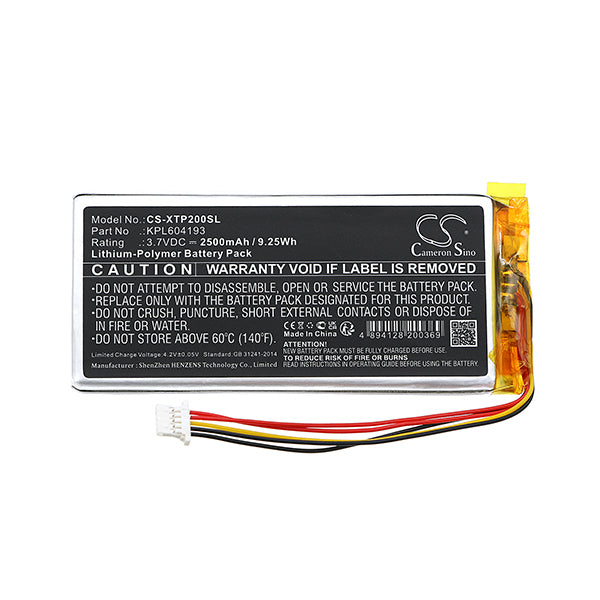Cameron Sino Cs Xtp200Sl 2500Mah Battery For Xtool Diagnostic Scanner