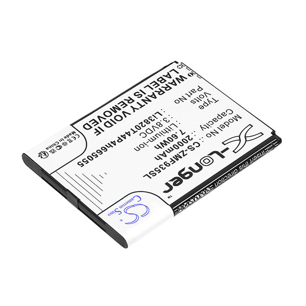 Cameron Sino Cs Zmf935Sl 2000Mah Battery For Zte Hotspot