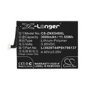 Cameron Sino Cs Znx549Xl 3000Mah Battery For Zte Mobile Smartphone