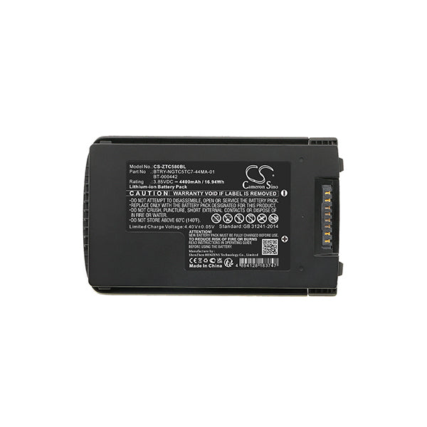 Cameron Sino Cs Ztc580Bl 4400Mah Battery For Zebra Barcode Scanner