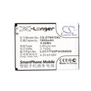 Cameron Sino Cs Ztn970Xl 1600Mah Battery For Zte Mobile Smartphone