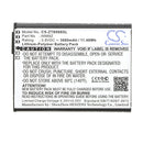Cameron Sino Cs Ztn988Sl 3000Mah Battery For Zte Mobile Smartphone