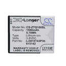 Cameron Sino Cs Ztq100Sl 1500Mah Battery For Amazing Mobile Smartphone