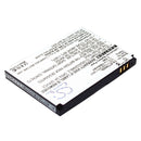 Cameron Sino Cs Ztt800Sl 1000Mah Battery For Vodafone Mobile Smartphone