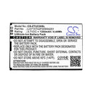 Cameron Sino Cs Ztu230Sl 1200Mah Battery For B Mobile Mobile Smartphone