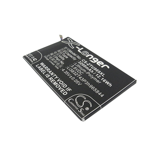 Cameron Sino Cs Ztu969Xl 3200Mah Battery For Amazing Mobile Smartphone