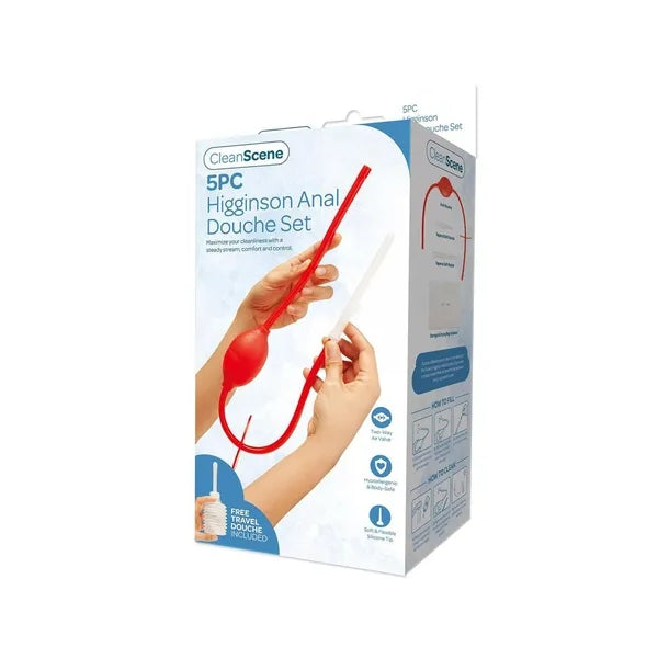 Xgen Products Cleanscene 5 Piece Higginson Anal Douche Set
