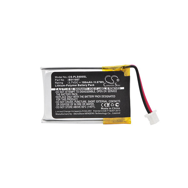 Cameron Sino Cs Pls600Sl 180Mah Battery For Plantronics Cs60 Headset