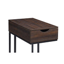C Shaped Drawer Side Table