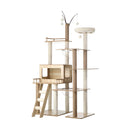 Large Cat Tree Wood Scratcher Condo House Bed 172cm