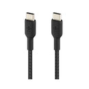 Belkin Boostcharge Braided Usb C To Usb C Cable Black Cab004Bt0Mbk
