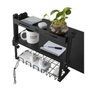 Cable Management Organiser Desk Shelf Tray Rack Single Layer Clamp