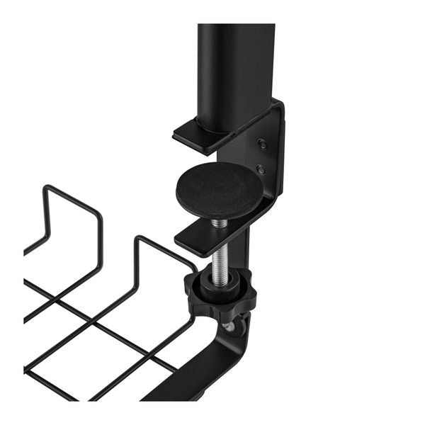 Cable Management Organiser Desk Shelf Tray Rack Single Layer Clamp