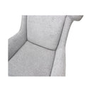 Calliope Wing Back Chair Light Grey