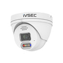 Ivsec Turret Ip Camera 5Mp Fixed Lens 25Fps Poe Ip66 Adv Det Ivs