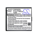 Cameron Sino Cs Moa853Sl 1600Mah Battery For Motorola Mobile