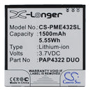 Cameron Sino Cs Pme432Sl 1500Mah Battery For Prestigio Mobile