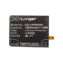 Cameron Sino Cs Lkp693Sl 3000Mah Replacement Battery For LG Mobile