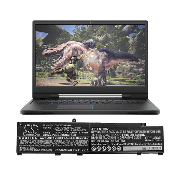Cameron Sino Cs Deg315Nb 4150Mah Battery For Dell Laptop