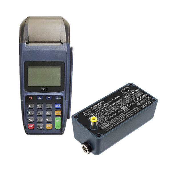Cameron Sino Cs Pas580Bl 1500Mah Battery For Pax Payment Terminal