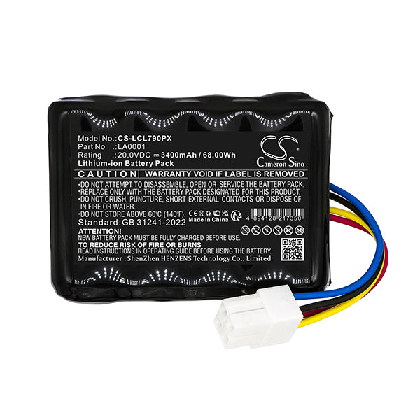 Cameron Sino Cs Lcl790Px 3400Mah Battery For Ferrex Lawn Mowers