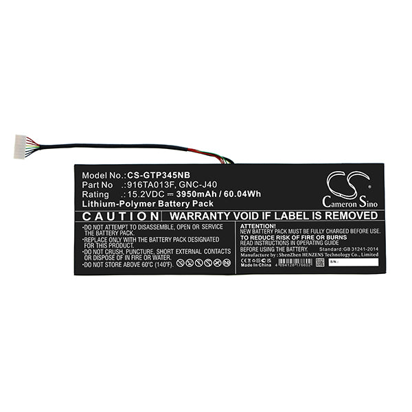 Cameron Sino Cs Gtp345Nb 3950Mah Battery For Gigabyte Laptop
