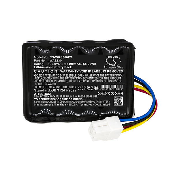 Cameron Sino Cs Wrs300Px 3400Mah Battery For Ferrex Lawn Mowers