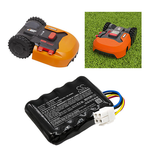 Cameron Sino Cs Wrs300Px 3400Mah Battery For Ferrex Lawn Mowers