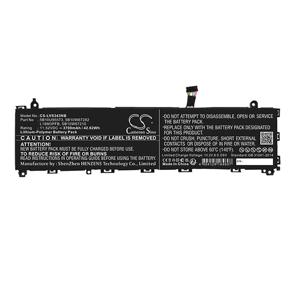Cameron Sino Cs Lvs343Nb 3700Mah Battery For Lenovo Laptop