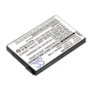 Cameron Sino Cs Vvm342Mb 1000Mah Battery For Vtech Babyphone