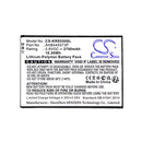 Cameron Sino Cs Krs550Sl 2700Mah Battery For Konrow Mobile