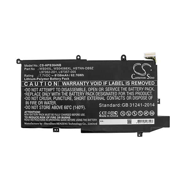 Cameron Sino Cs Hps364Nb 8150Mah Battery For HP Laptop