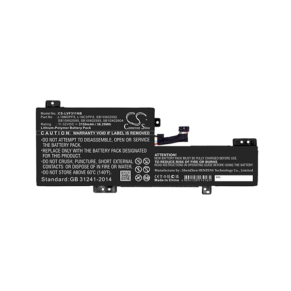 Cameron Sino Cs Lvf311Nb 3150Mah Battery For Lenovo Laptop