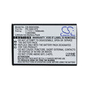 Cameron Sino Cs Ssx325Sl 1050Mah Battery For Simvalley Mobile