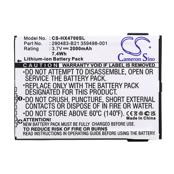 Cameron Sino Cs Hx4700Sl 2000Mah Battery For HP Pocket Pc