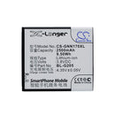 Cameron Sino Cs Gnn170Xl 2500Mah Replacement Battery For Gionee Mobile