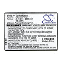 Cameron Sino Cs Phs395Sl 2800Mah Battery For Philips Mobile